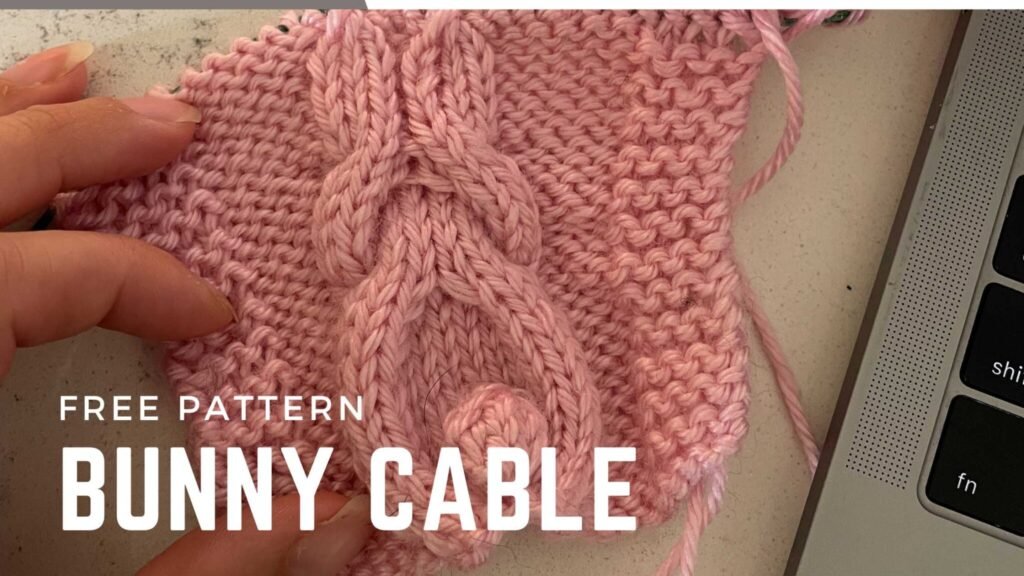 Bunny Cable Knitting Pattern