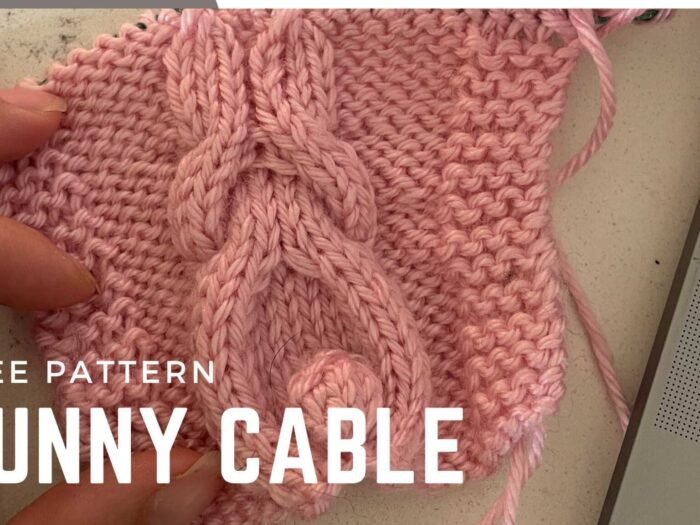 Bunny Cable Knitting Pattern