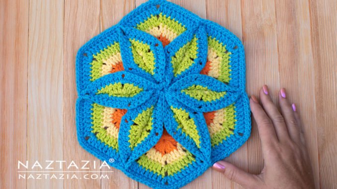 Crochet Flower Pad Patterns